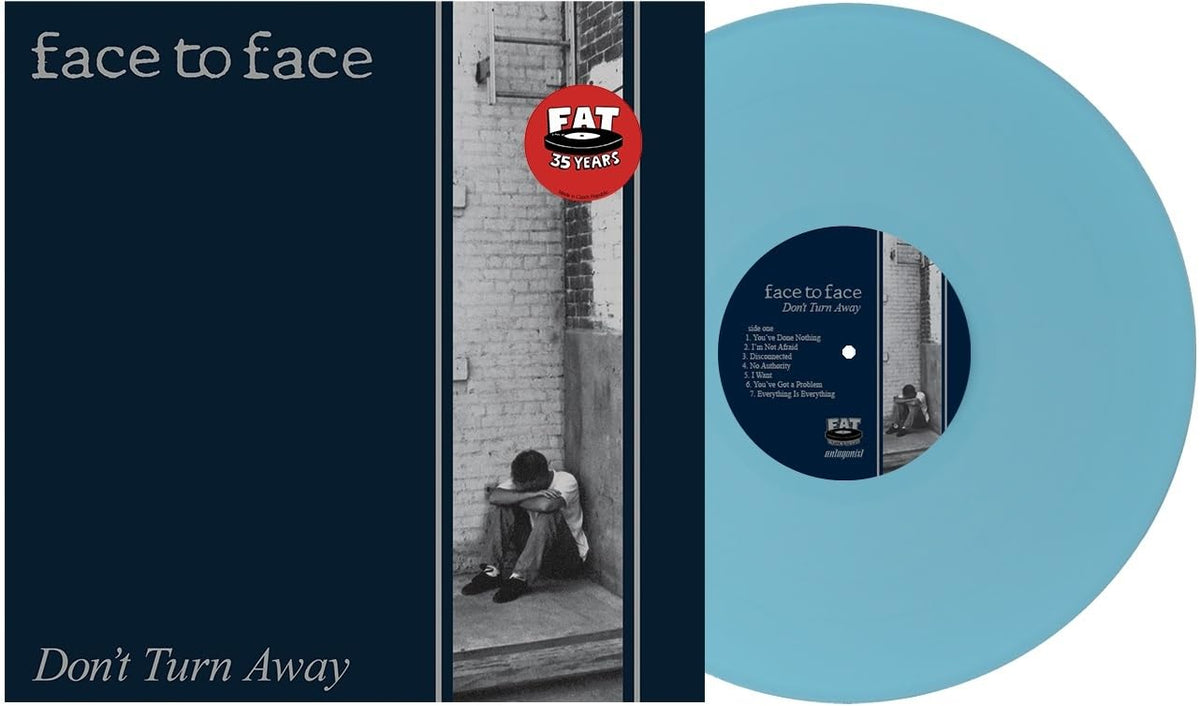 Face to Face - Don't Turn Away [Light Blue Vinyl]
