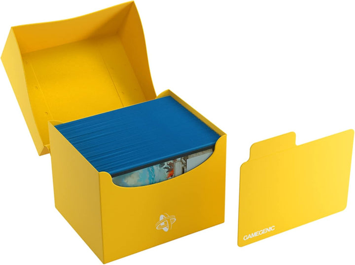 Gamegenic Side Holder 100+ XL Yellow - Holds 100 Double-Sleeved Cards with Cobra Neck Technology