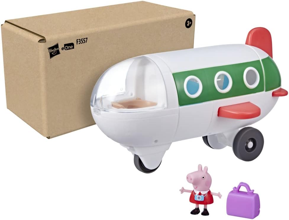 Peppa Pig F3557 Adventures Plane Playset - Rolling Vehicle with Peppa Figure, Ages 3+ 2