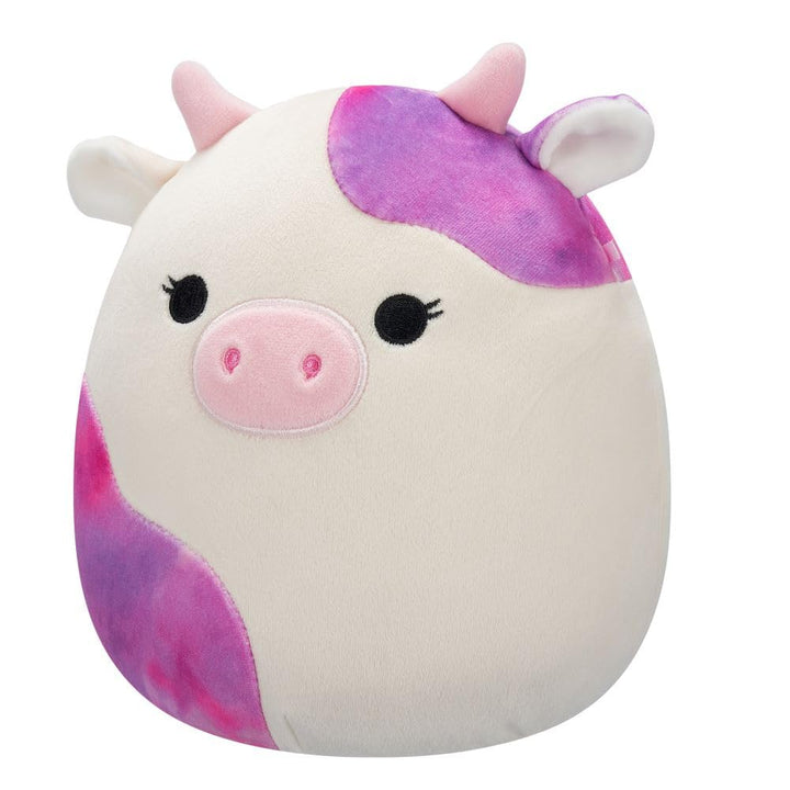 Squishmallows Original 7.5-Inch Kalina the White Cow with Pink Tie-Dye Spot