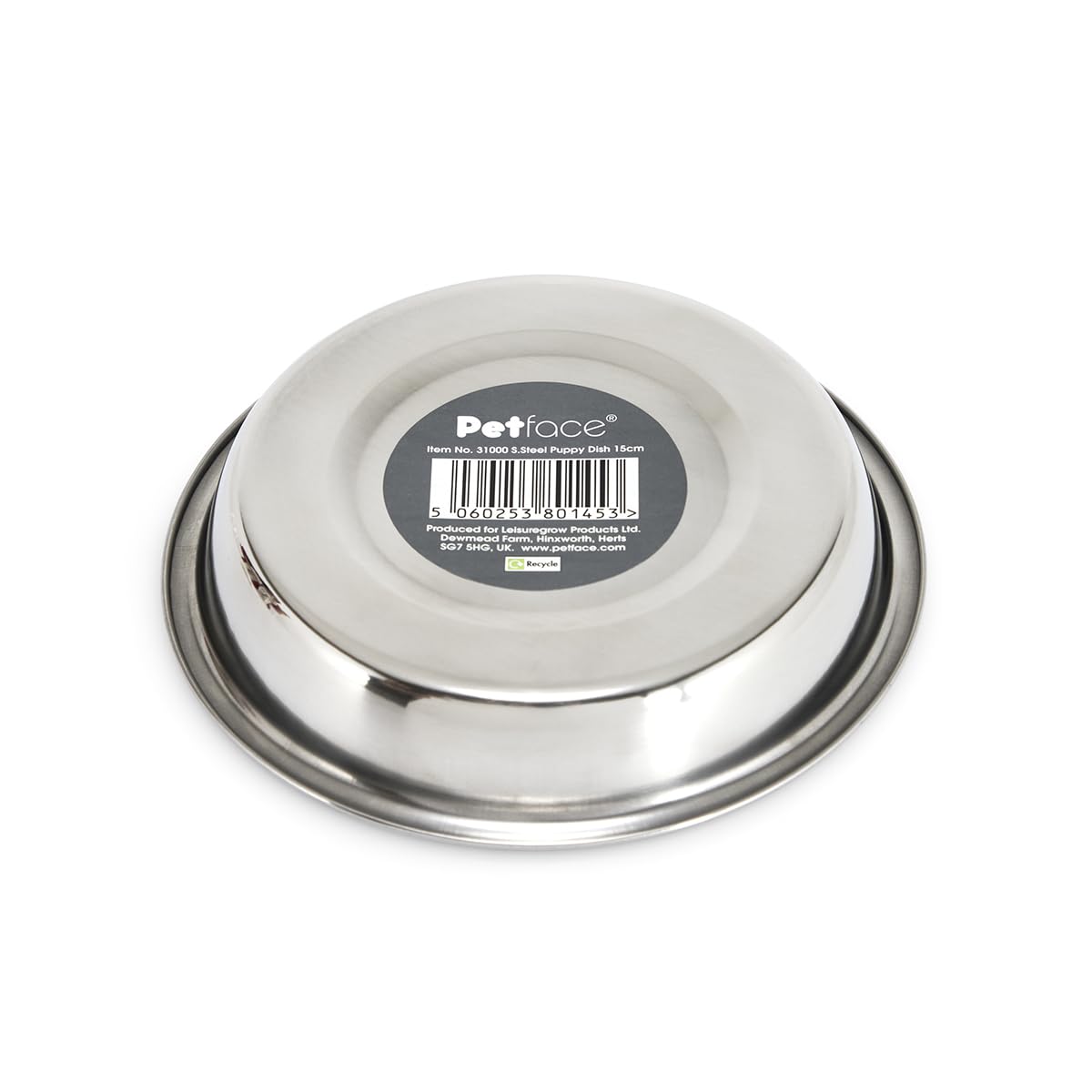 Petface Stainless Steel Puppy Dog Bowl - Medium | Durable | Easy Clean 7