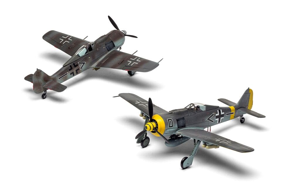 Airfix A02066A Focke-Wulf Fw190A-8/F-8 Aircraft Model Kit | 1:72 Scale | 74 Parts | Skill Level 1 4