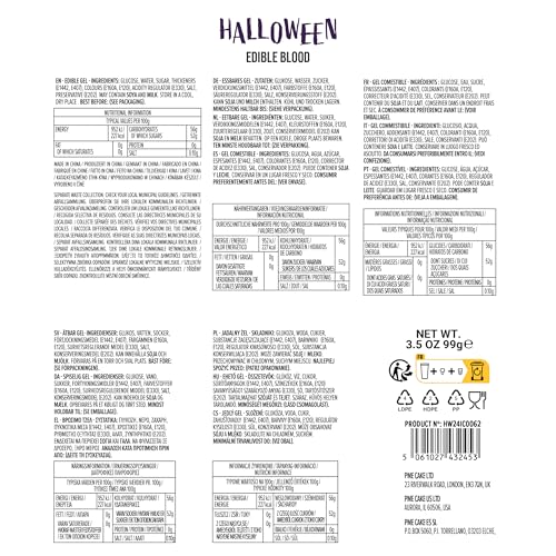 PME - Edible Blood Icing Gel for Halloween Cake Decorating (99g)