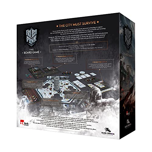 Glass Cannon Unplugged Frostpunk: The Board Game Strategy Game for 1-4 Players