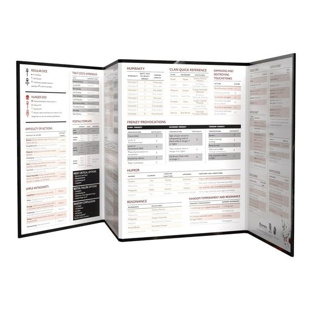Renegade Game Studios Vampire: The Masquerade 5th Edition Storyteller Screen & Toolkit 5