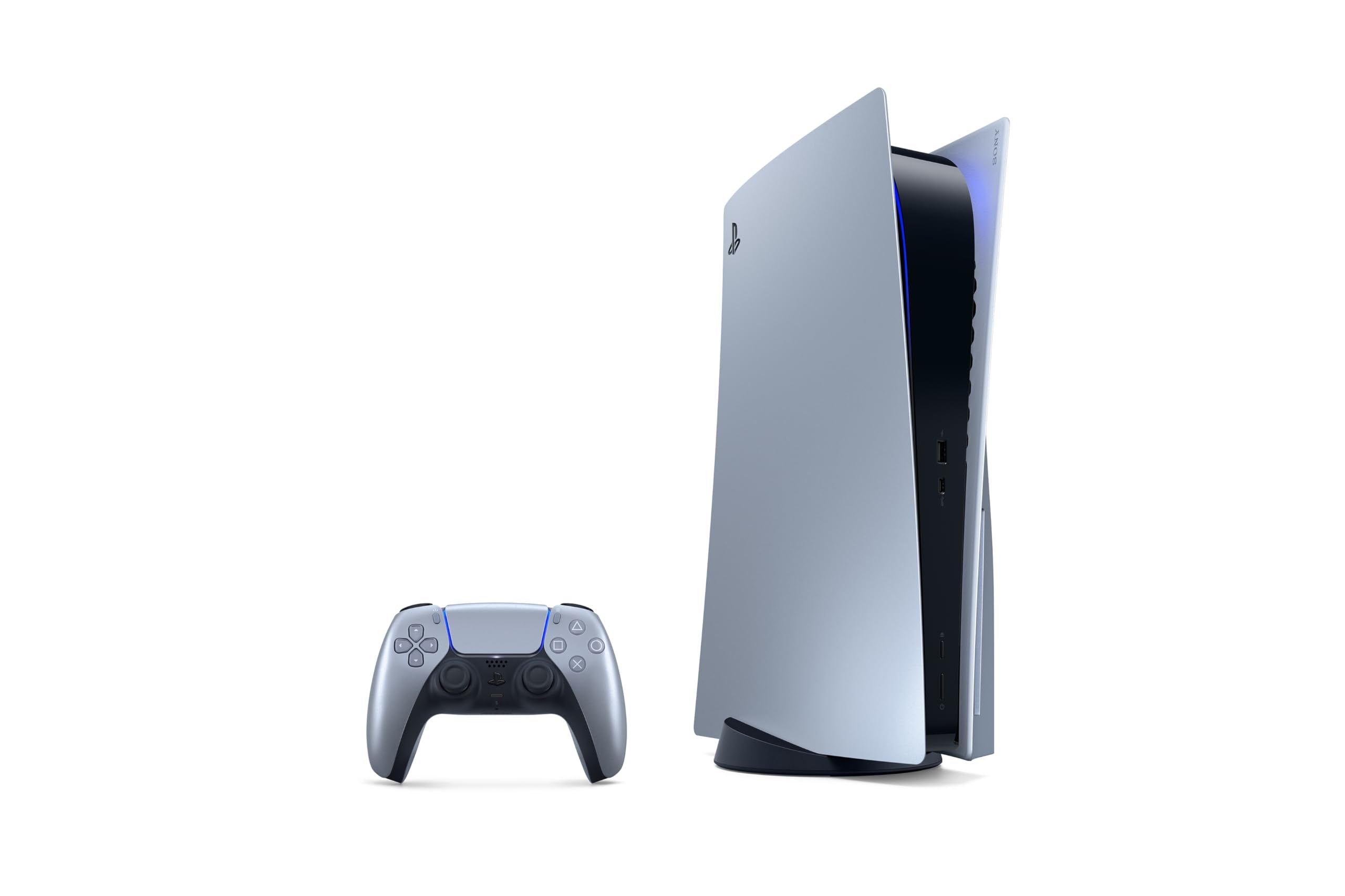DualSense Wireless Controller - Sterling Silver for PlayStation 5 2