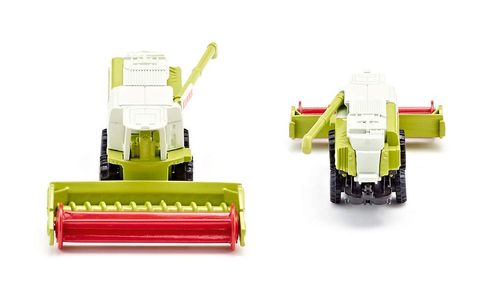 SIKU 1476 Claas Combine Harvester Scaled Model | Metal/Plastic | Green | Movable Winch 7