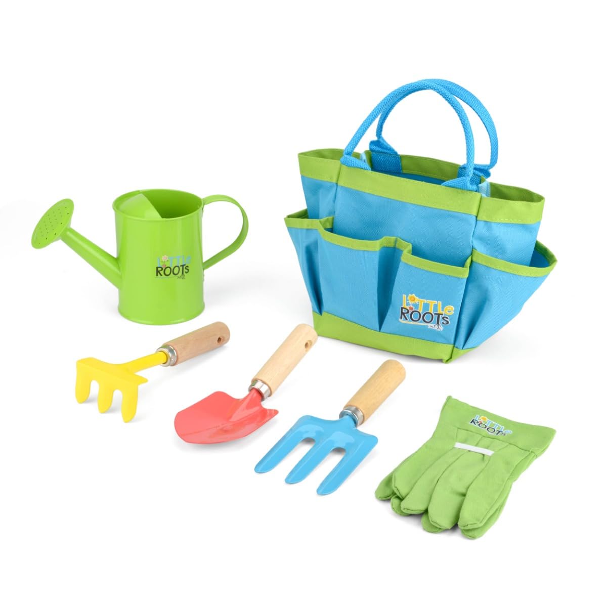 Toyrific Little Roots BGG1653 Kids Gardening Tool Kit Bag | Ages 3+ | Multicolor Plastic 1