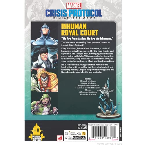 Atomic Mass Games Marvel Crisis Protocol Inhuman Royal Court Miniature Set (AMGCP166)
