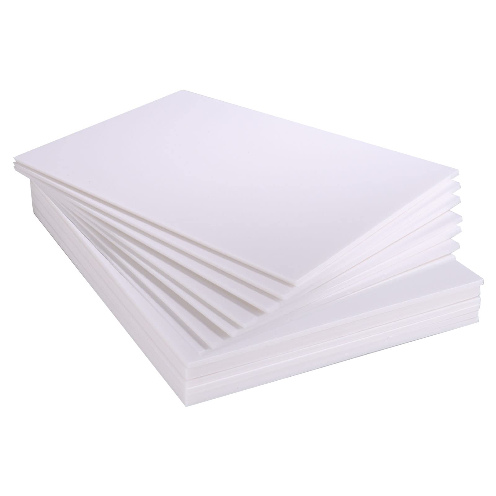 ASelected White Foam Boards - A3 (420x297mm), 5mm Thick, 10 Pack | Rigid & Lightweight