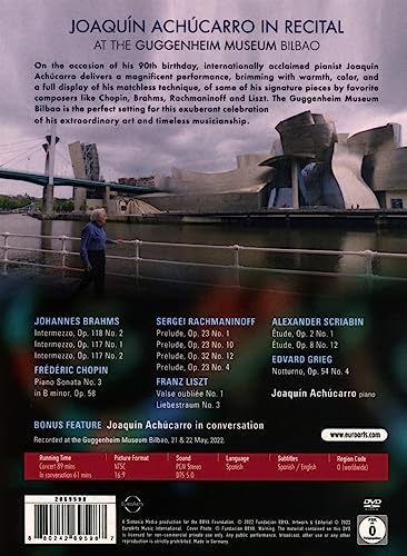 Joaquin Achucarro - In Recital at the Guggenheim Museum Bilbao [DVD]