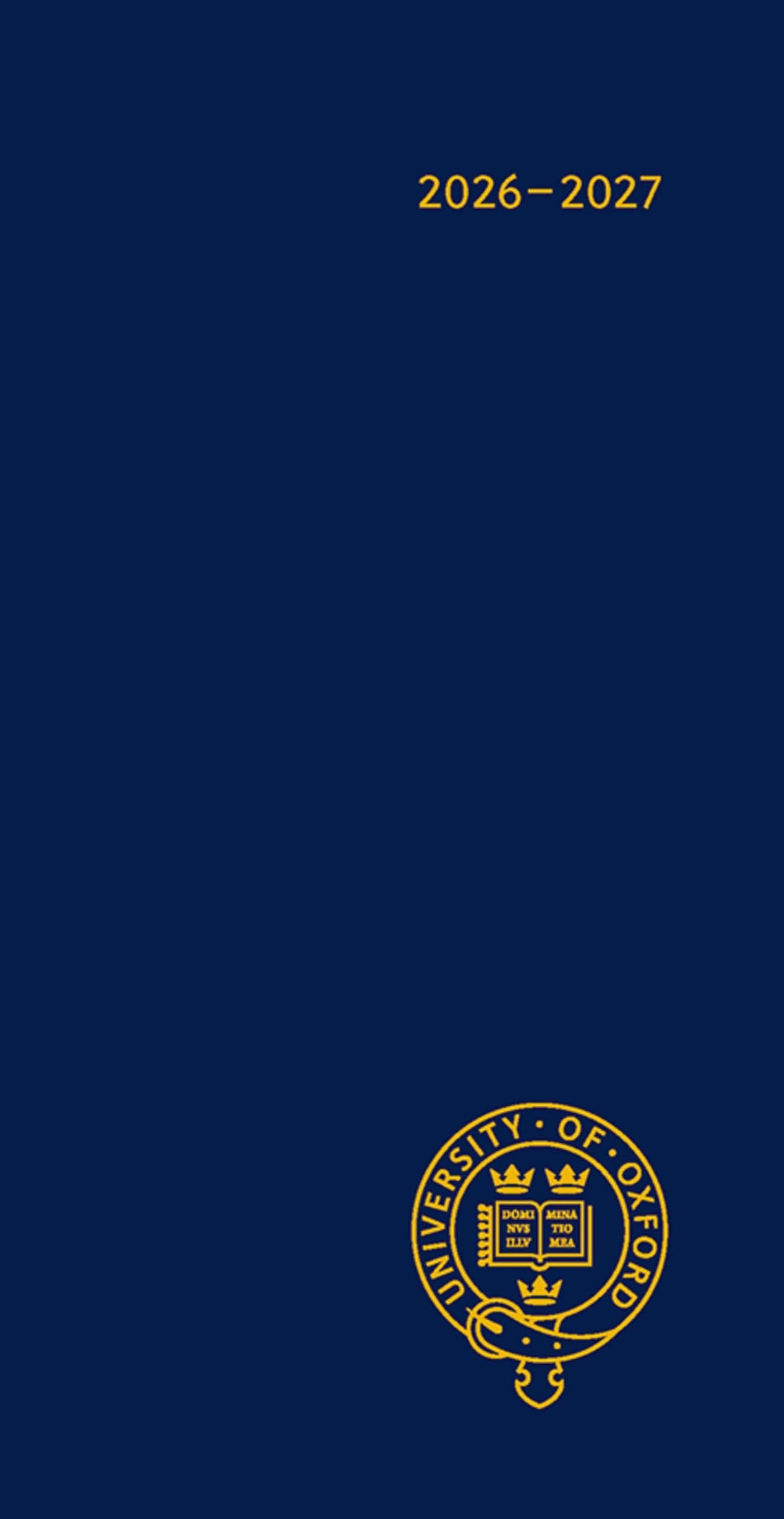 Oxford University Press Pocket Diary 2026-2027 - Hardcover