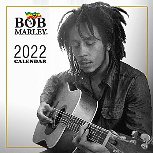 Bob Marley - Official 2022 Wall Calendar [16-Month, Multilingual, 12" x 12"] by Pyramid International