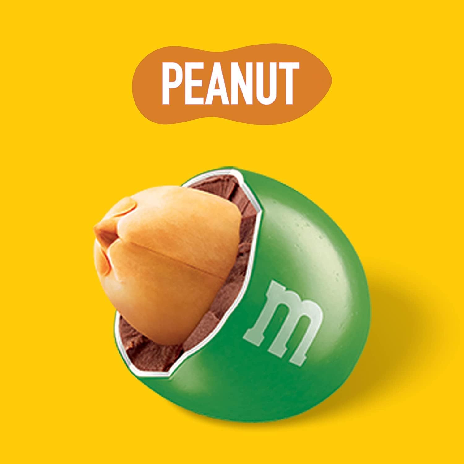 M&M's Peanut Chocolate Sharing Pouch Bag | Milk Chocolate & Roasted Peanut | 200g