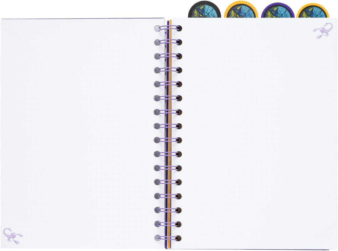 Grupo Erik A5 Project Notebook With 4 Dividers - Wednesday | A5 Notebook With Dotted Pages (Notebook, A5 Size)