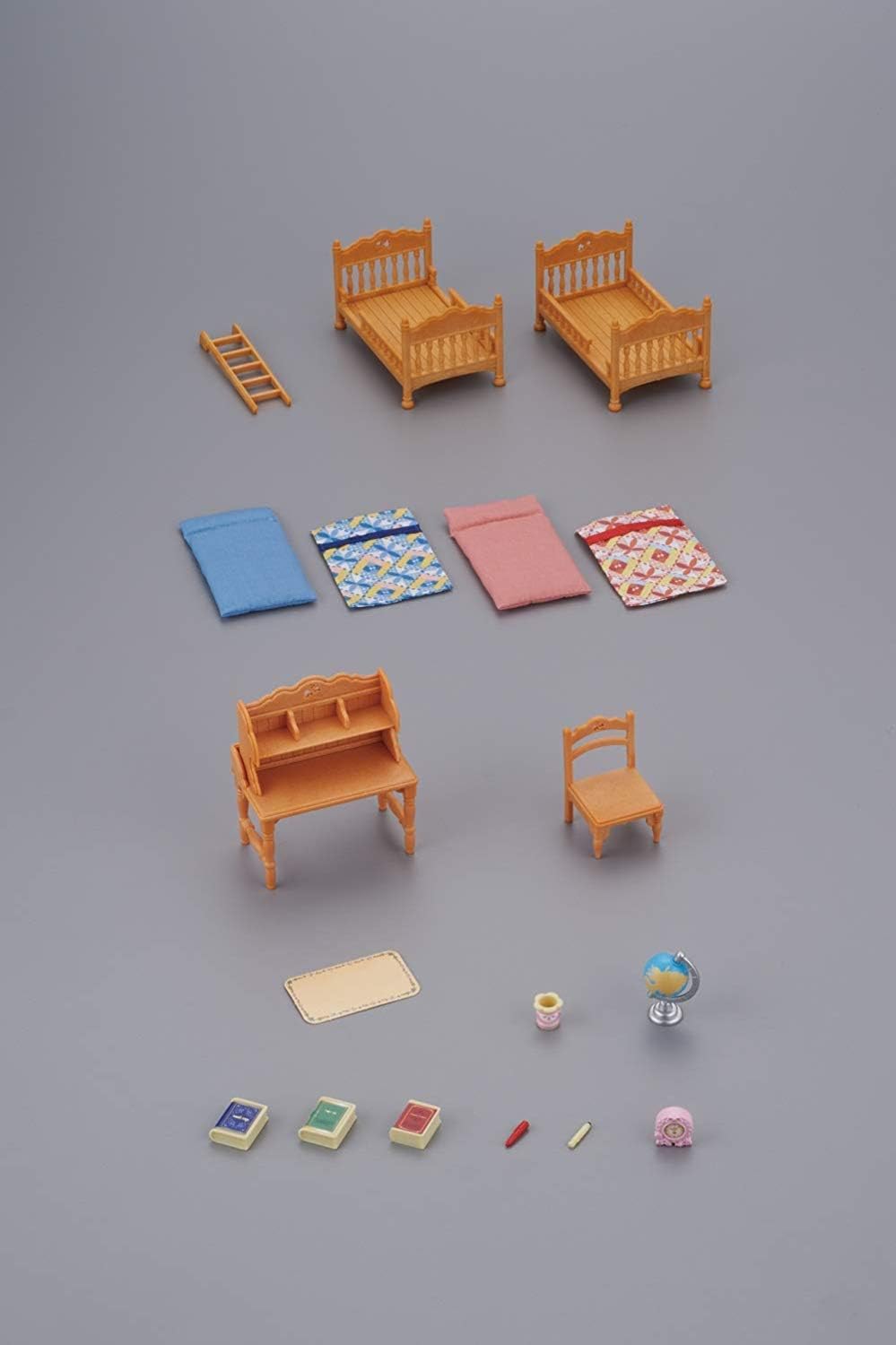 Sylvanian Families Children's Bedroom Set - Bunk Bed & Desk Playset for Imaginative Play 2