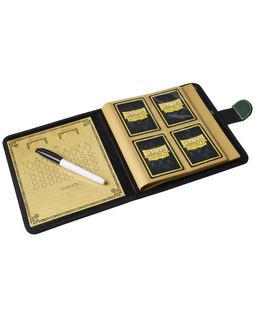 Dragon Shield - Spell Codex Portfolio (Forest Green) 2