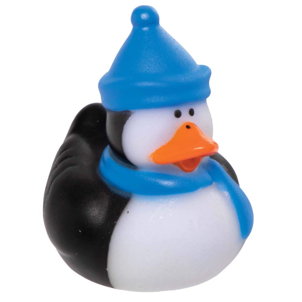 Baker Ross Penguin Rubber Ducks (Pack of 6) - Festive Bath Toys 4
