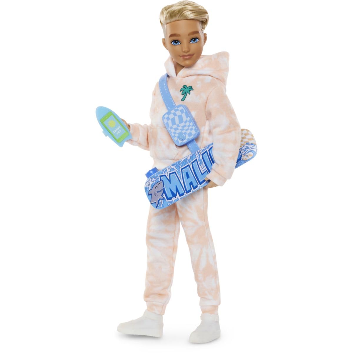 Barbie Dream Besties Ken Doll - Posable Fashion Doll with Skateboard & Accessories | Ages 4+ 4