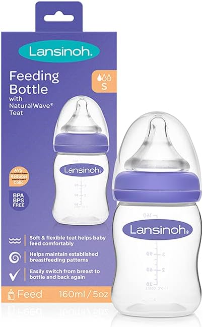 Lansinoh - Momma Feeding Bottle with NaturalWave Teat Baby Bottle (75820)
