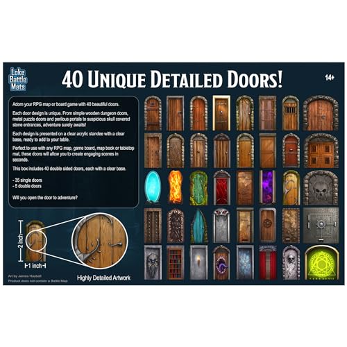 Loke Big Box of Dungeon Doors RPG Accessory (038LBM)