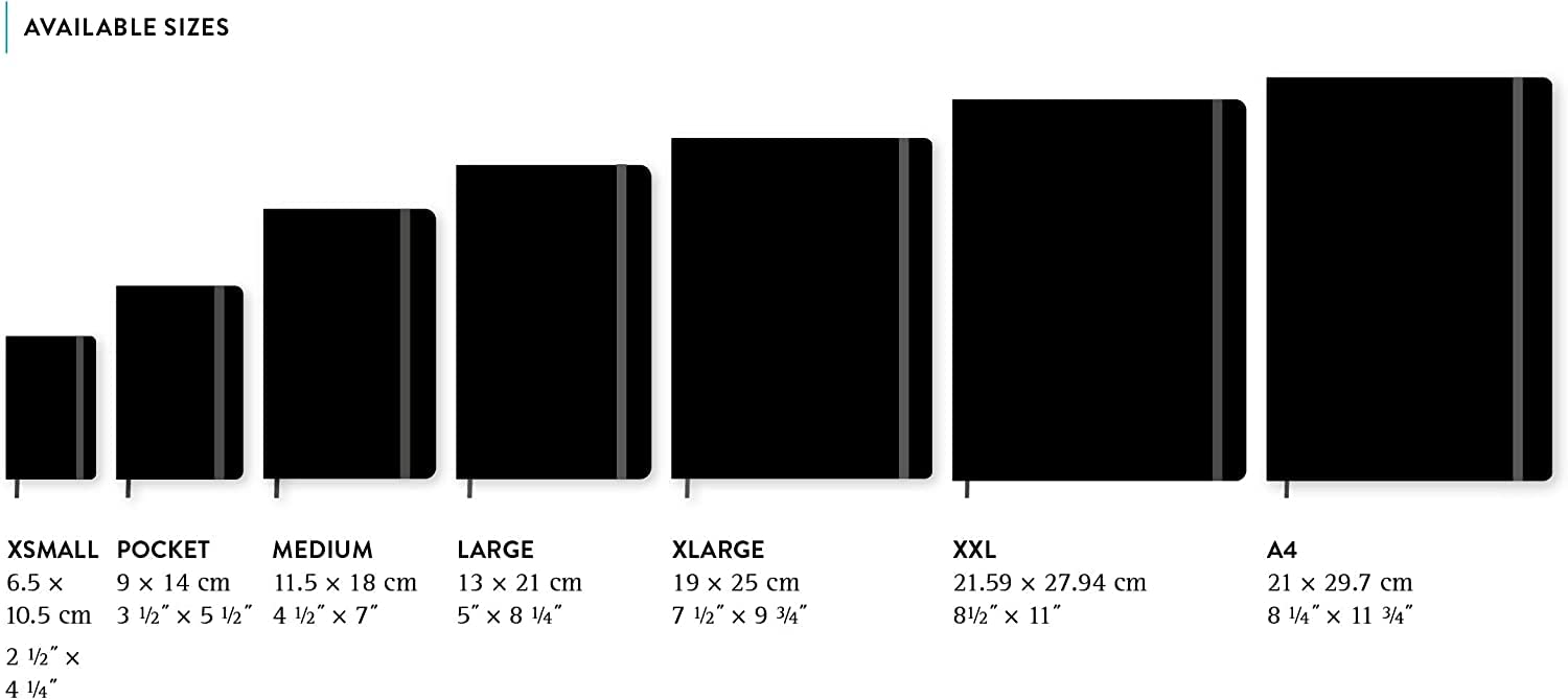 Moleskine Classic Notebook - Plain Layout | Soft Cover | Large 13 x 21 cm | Lemon Green 6
