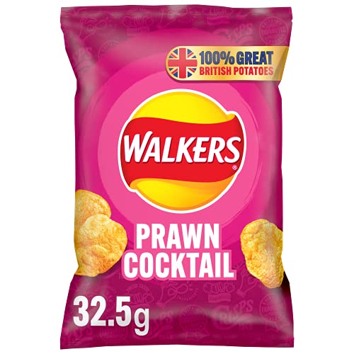Walkers - Prawn Cocktail Crisps 32 x 32.5g Multipack 6
