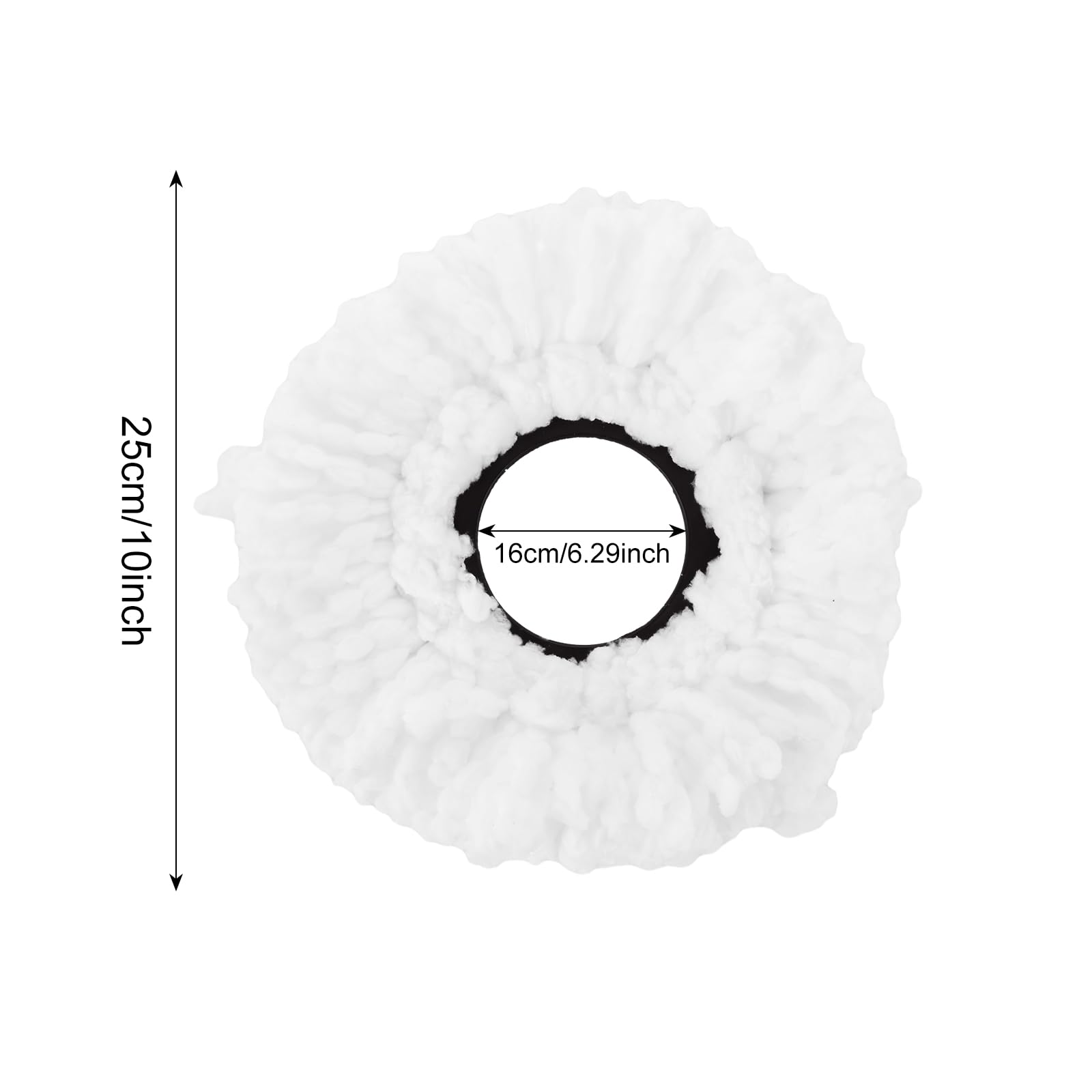ASelected Microfibre Mop Head Replacement - 5 Pack | 360° Rotating | Absorbent 2