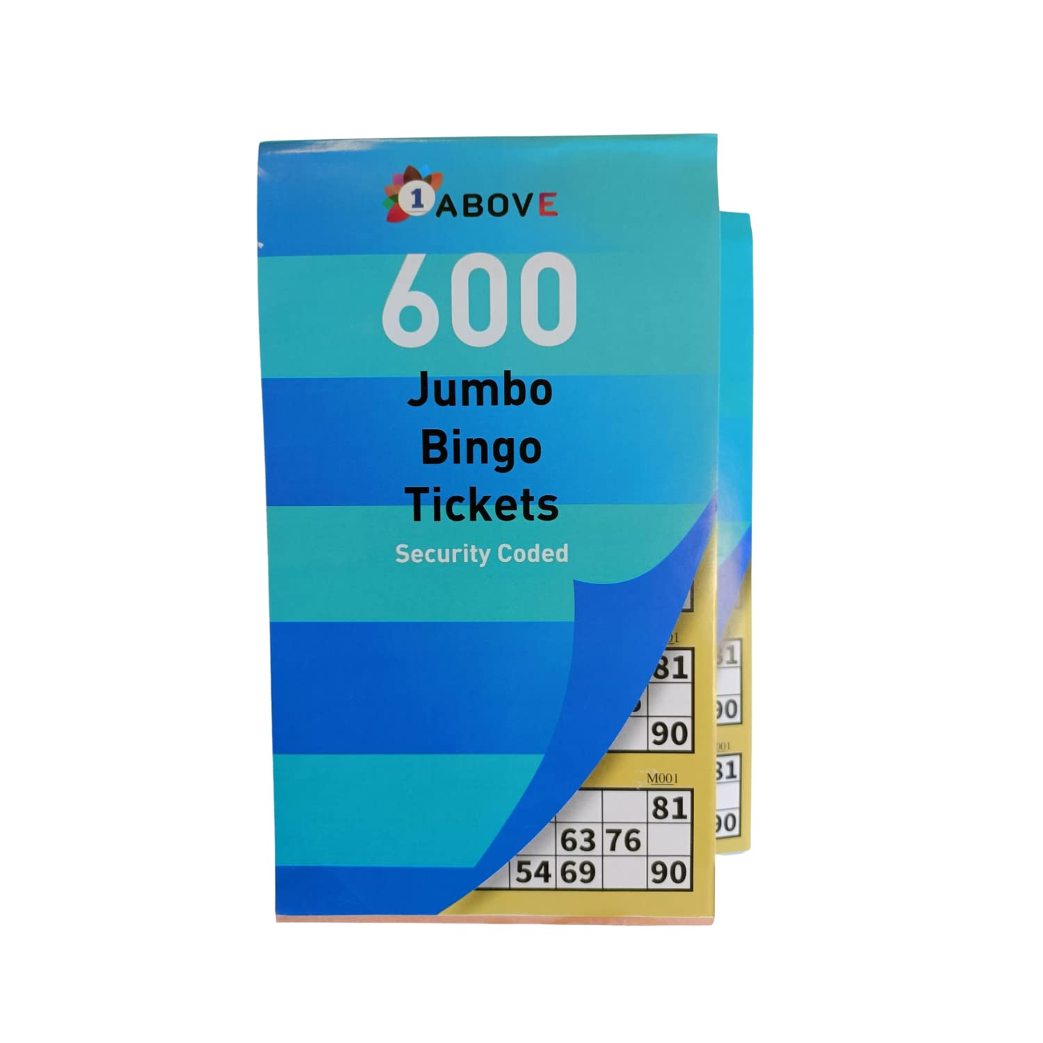 1ABOVE Bingo Tickets Stationery Book - Multi-Game Fun for Kids and Adults 1