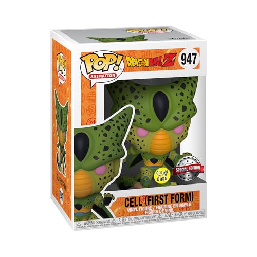 Funko Pop! Animation Dragon Ball Z - Cell (First Form) Glow in the Dark Vinyl Figure (55641)