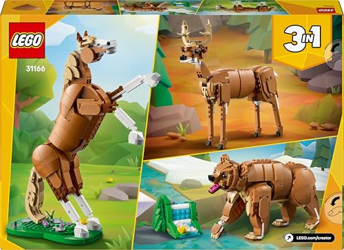 LEGO Creator 3in1 Beautiful Horse Toy - 3 Animal Building Sets for Ages 9+