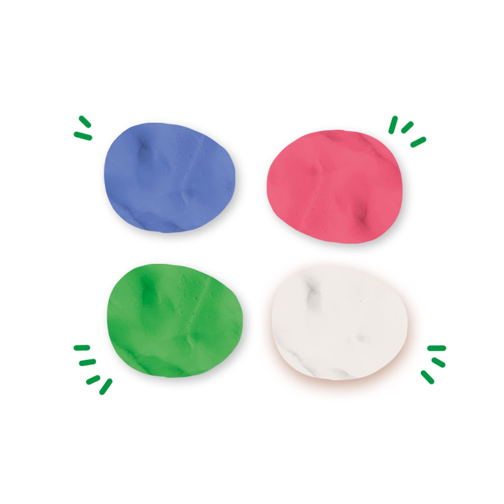 SES Creative Feel Good Dough - Relax Set | 4 x 90g Dough Tubs | Ages 1+