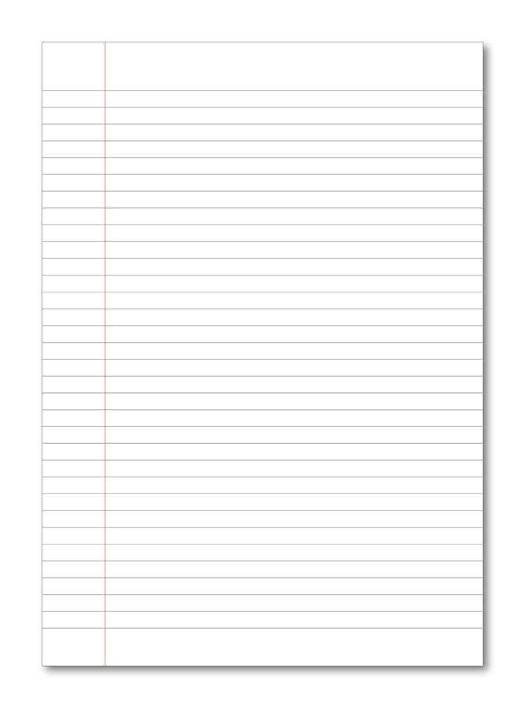 Hamelin A4 8 mm Ruled Composition Notebook - Purple, 48 Pages, 75 gsm Paper (10 Pack) 4