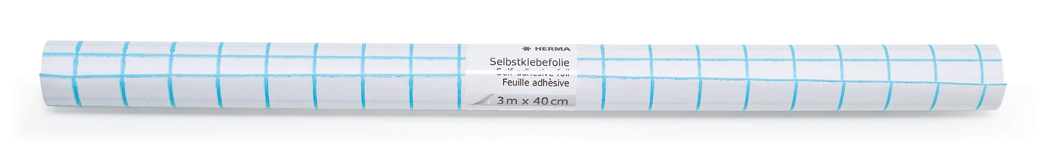 HERMA Self Adhesive Book Cover Film Roll - Clear | 3m x 40cm | Archive Quality PP 3