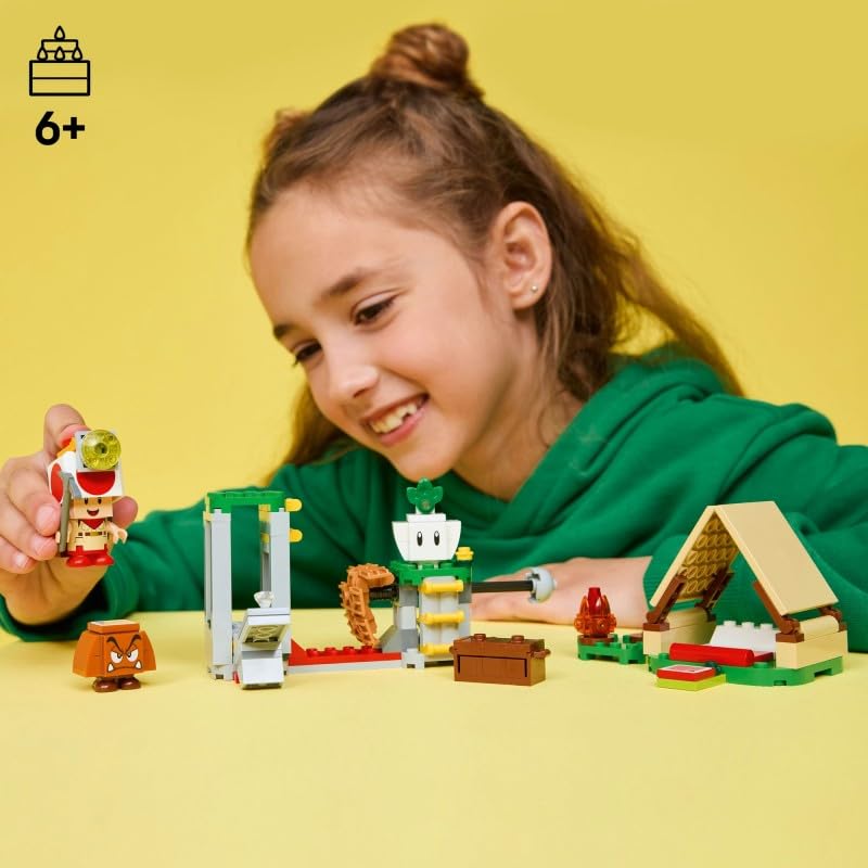 LEGO Super Mario Captain Toad's Camp Building Set - 159 Pieces, 6+ Years