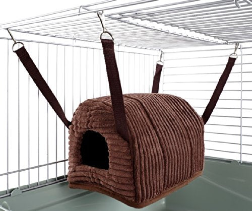 Little Friends Cuddle Up Igloo for Rats & Small Animals - Luxury Chocolate | Semi-Rigid Foam 1