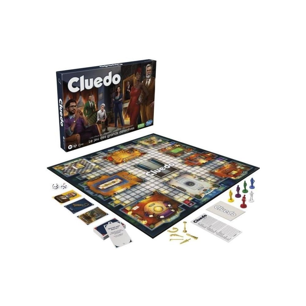 Hasbro Gaming Cluedo Family Board Game for 2-6 Players, Ages 8+ 1