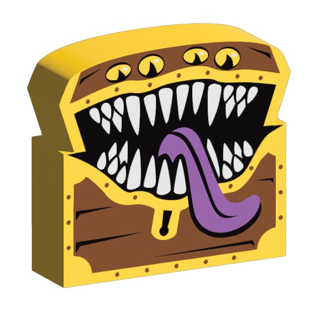 WizKids Dungeons & Dragons Gamelings: Iconic Monsters Wooden Tokens Set | Multicolor 9