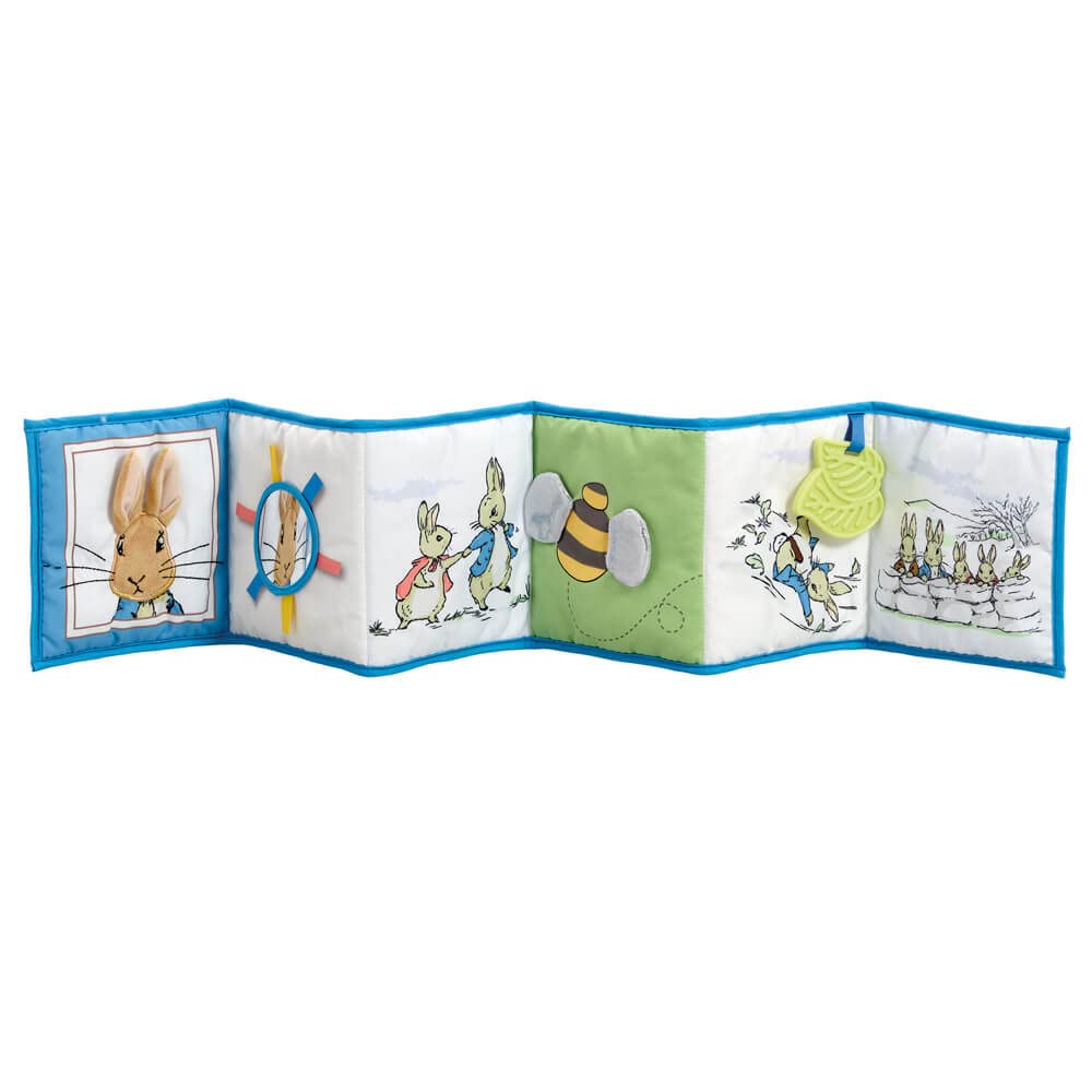 Rainbow Designs Peter Rabbit Unfold & Discover - Interactive Developmental Baby Toy | Fabric 1