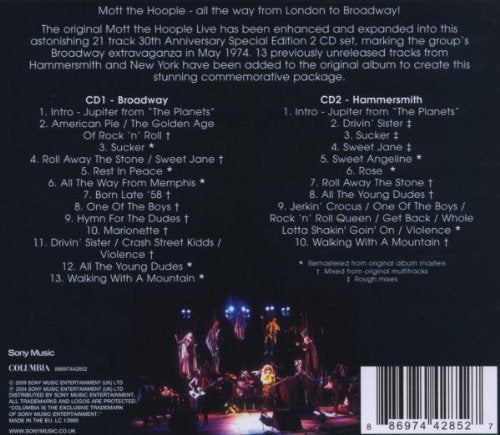 Mott the Hoople - Live: Thirtieth Anniversary Edition [CD]