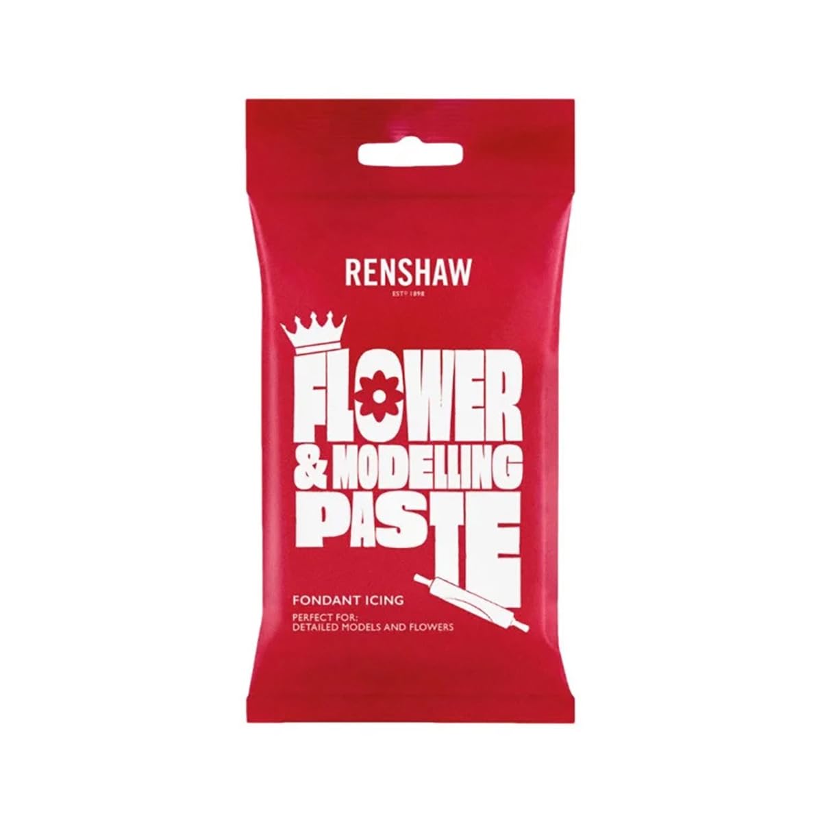 Renshaw Flower & Modelling Paste - White, 250g | Ideal for Intricate Shapes & Figures 1