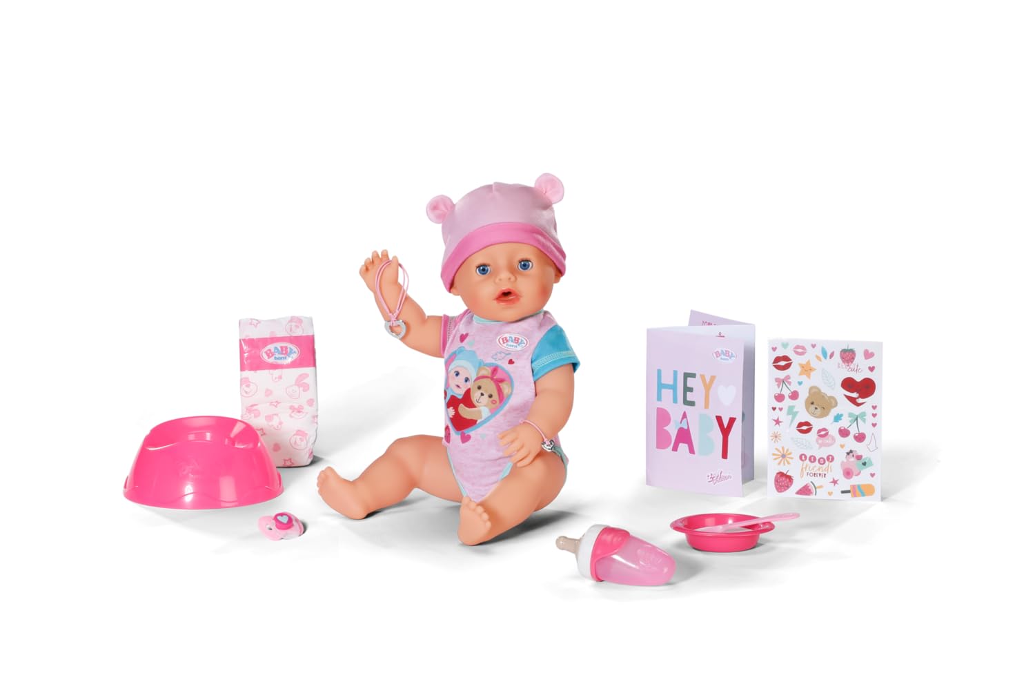 BABY born Emma Doll - 43 cm | 10 Play Functions | Fully Bathable 2