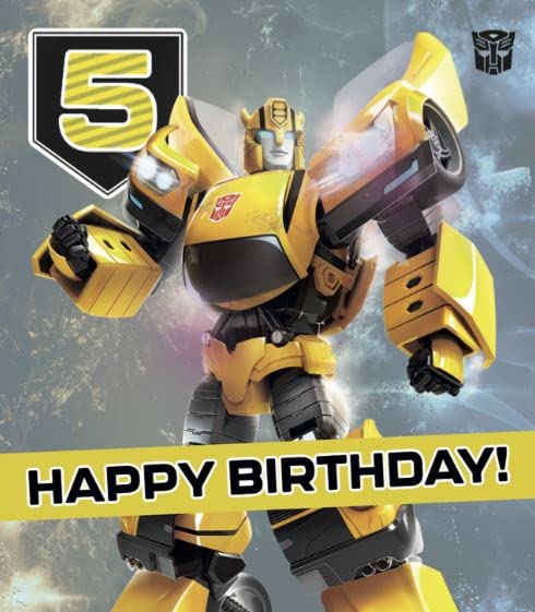Danilo Promotions LTD Age 5 Birthday Card for Children | Multi Color | 152.4 mm x 177.8 mm