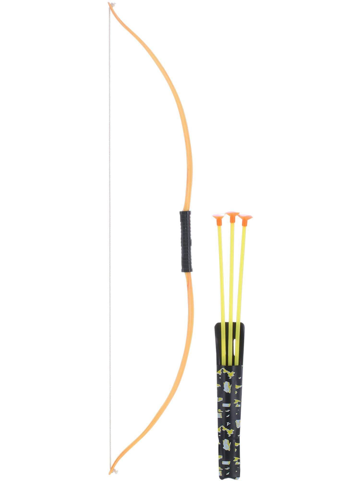 Smiffys 73 cm Wooden Effect Bow and Arrow Set | One Size | Wood Color 2