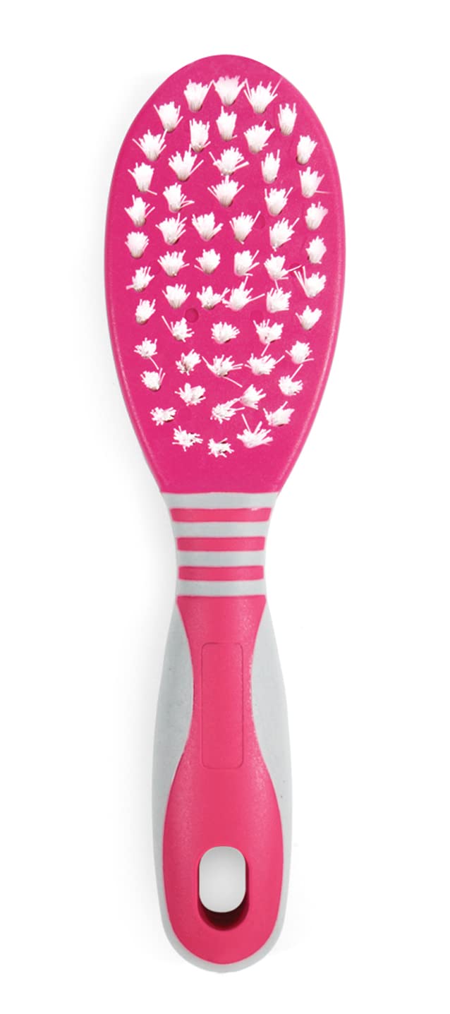 Ancol Ergo Grooming Brush - Easy to Clean, Detangler, Shine Enhancement | Clear Plastic 1
