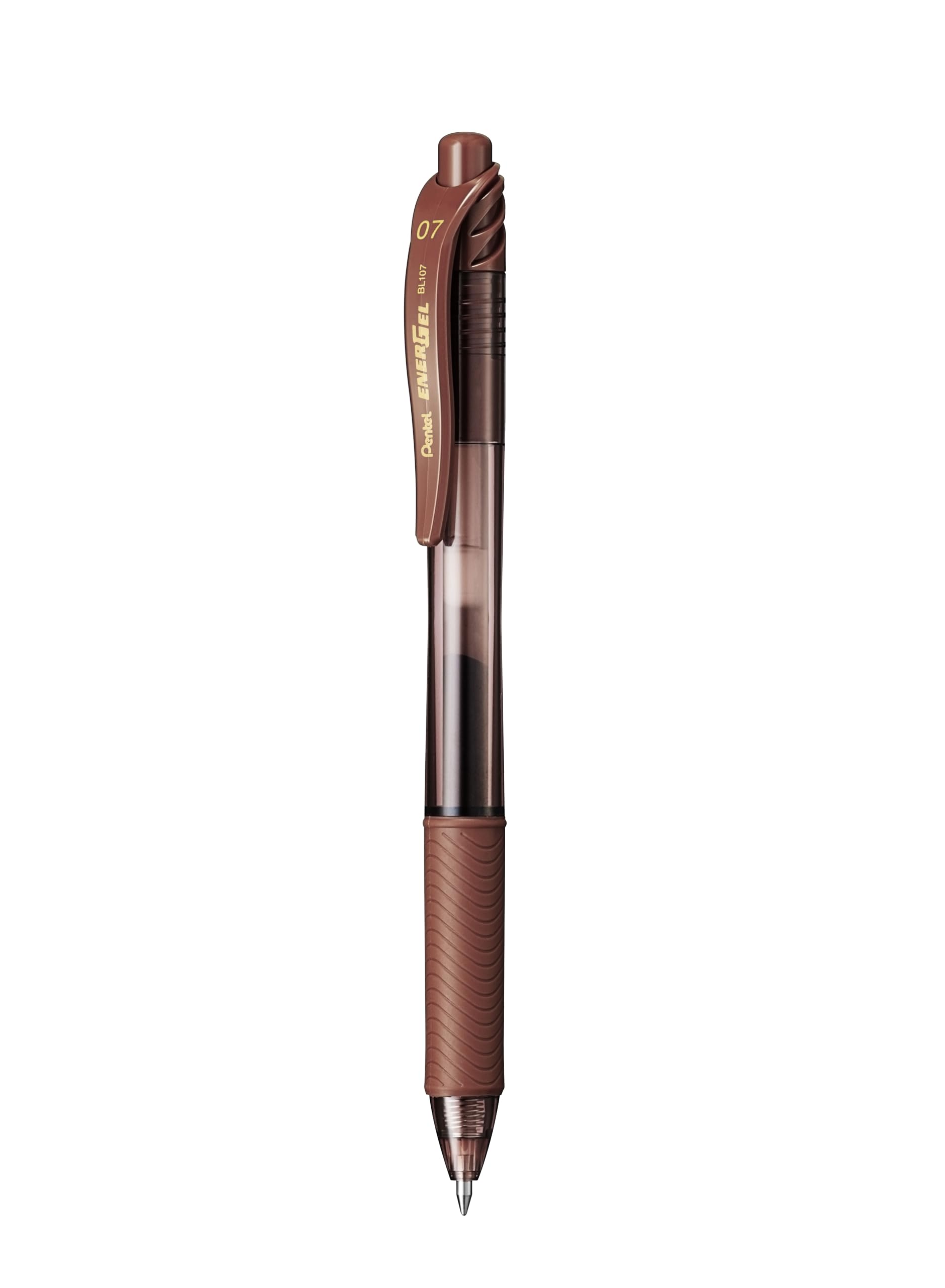 Pentel EnerGel X Rollerball Pen - Brown Ink | 0.7mm Tip | Retractable | Refillable