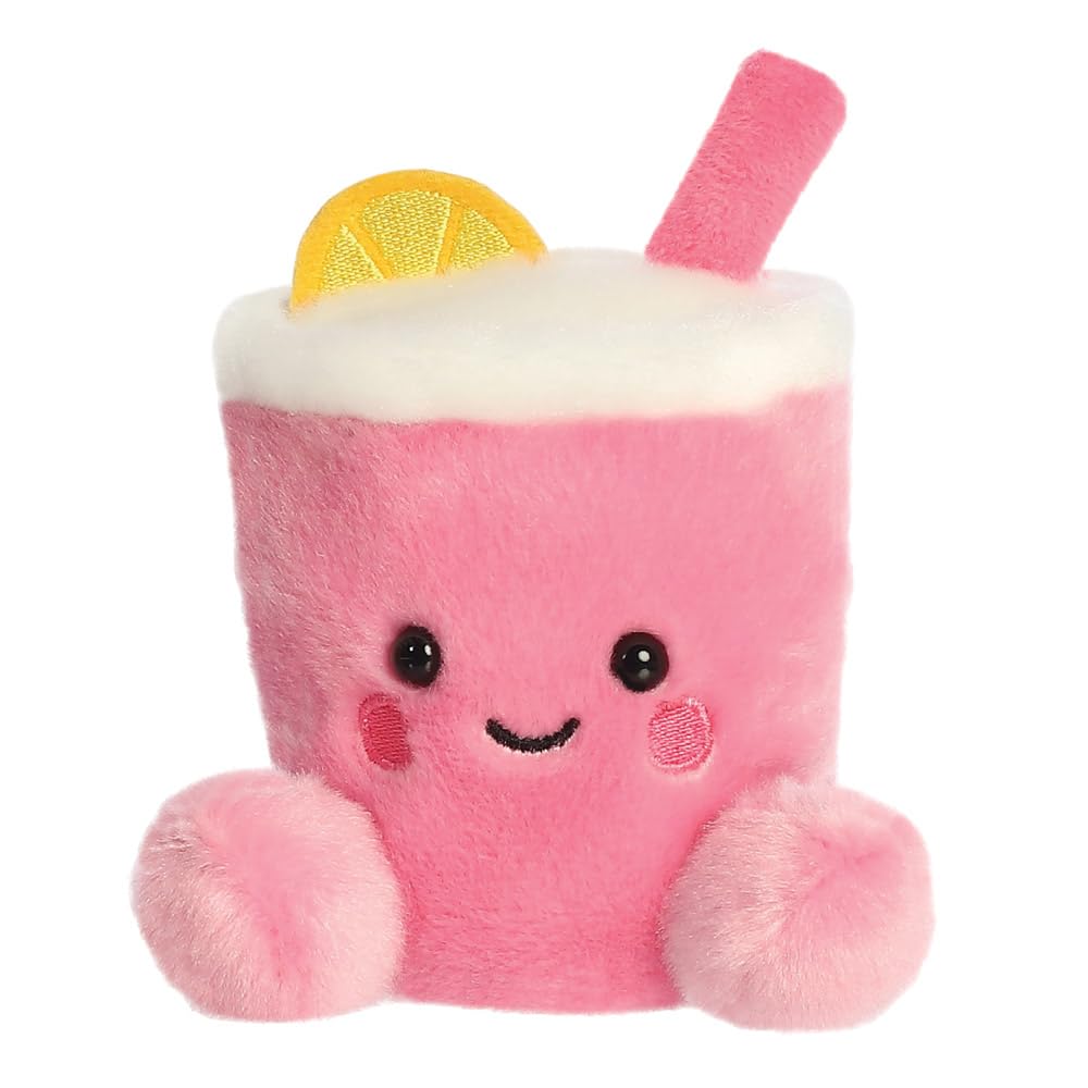 Palm Pals Zelie Pink Lemonade 5" Plush Toy - Pink Lemon Slice Design 7