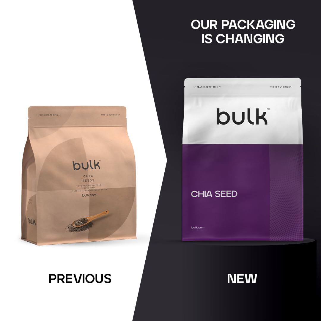 Bulk Chia Seeds - High Fibre & Protein Snack | 500g Bag
