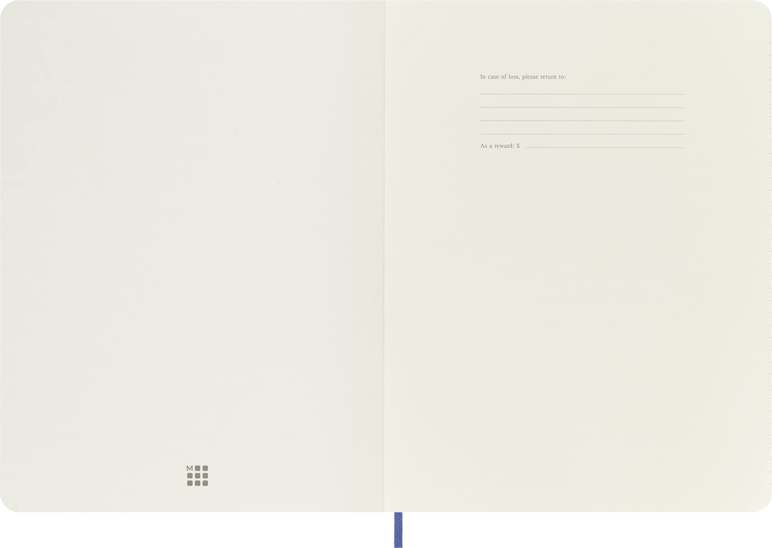 Moleskine Classic Notebook - Ruled Layout | Soft Cover | X-Large 19 x 25 cm | Hydrangea Blue 2