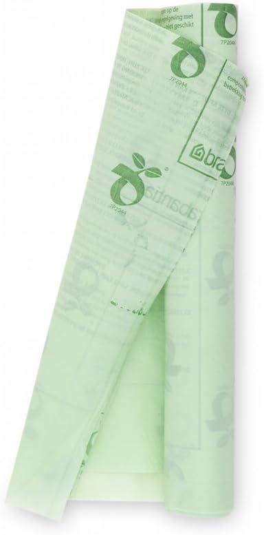 Brabantia - Food Waste Caddy Compostable Bin Liners 10 L (Code K, 10 Pack)